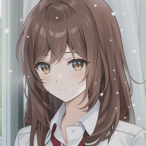 Nhân vật anime với ánh mắt nhìn xa xăm đầy trăn trở