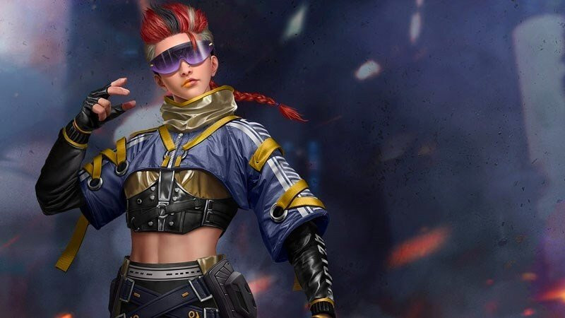 Nhân vật FF Kelly trong trang phục thể thao năng động