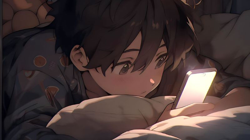 Nhân vật hoạt hình mắt lờ đờ vì buồn ngủ cute