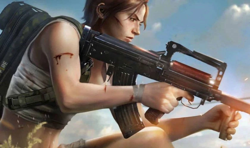 Nhân vật nữ FF được tái hiện trong ảnh 3D