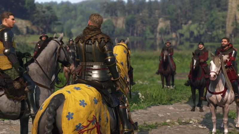 Nhân vật sử dụng kiếm và khiên trong trận chiến trực diện