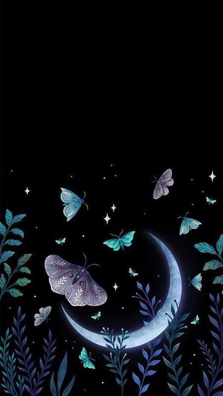 Nhiều bông hoa đen nhỏ nở rộ, tạo hình ảnh độc đáo