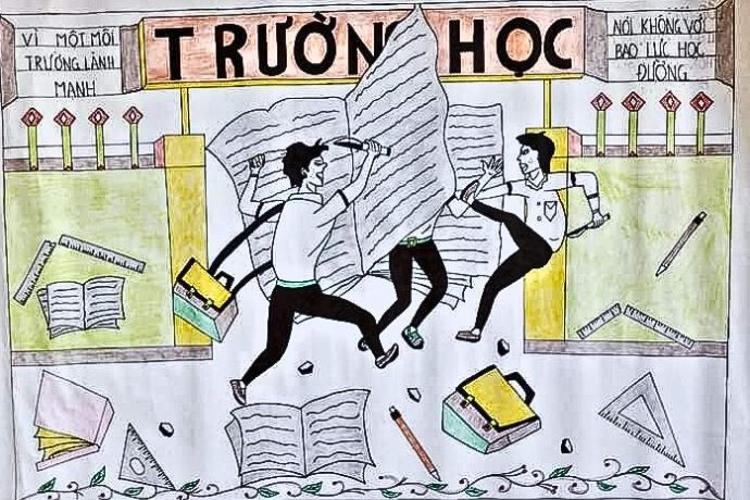 Nhóm bạn bè bảo vệ bạn bị bắt nạt