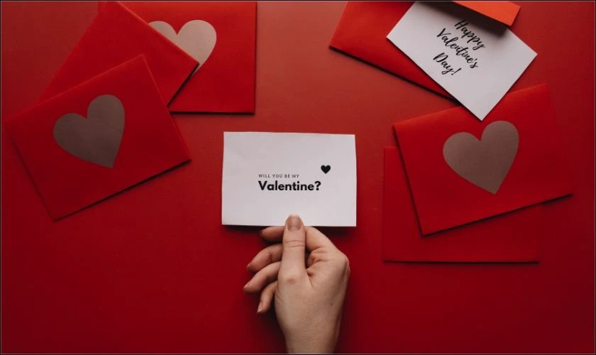 Những hình ảnh chúc mừng ngày Valentine đẹp với hoa và quà