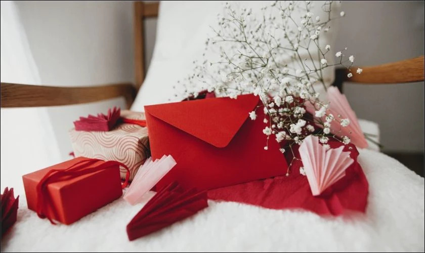 Những hình ảnh quà tặng ngày Valentine lãng mạn với nến và hộp quà