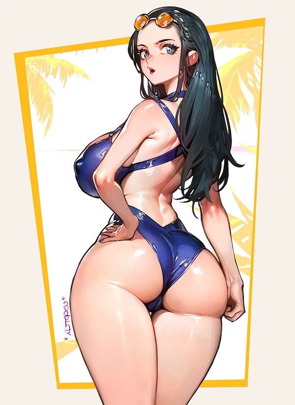 Nico Robin sexy giữa khung cảnh mờ ảo như mộng
