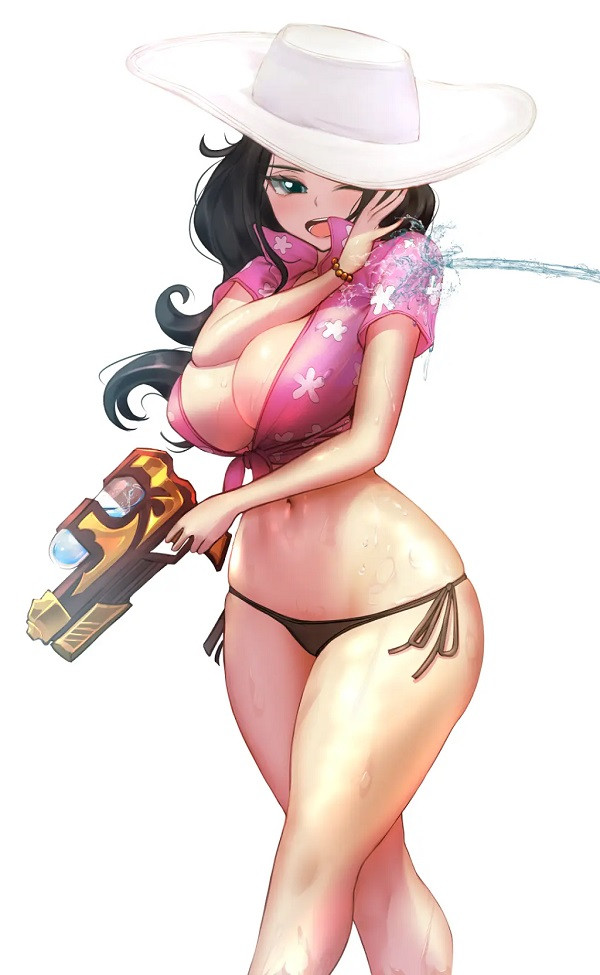 Nico Robin sexy trong phối cảnh cổ điển quyến rũ