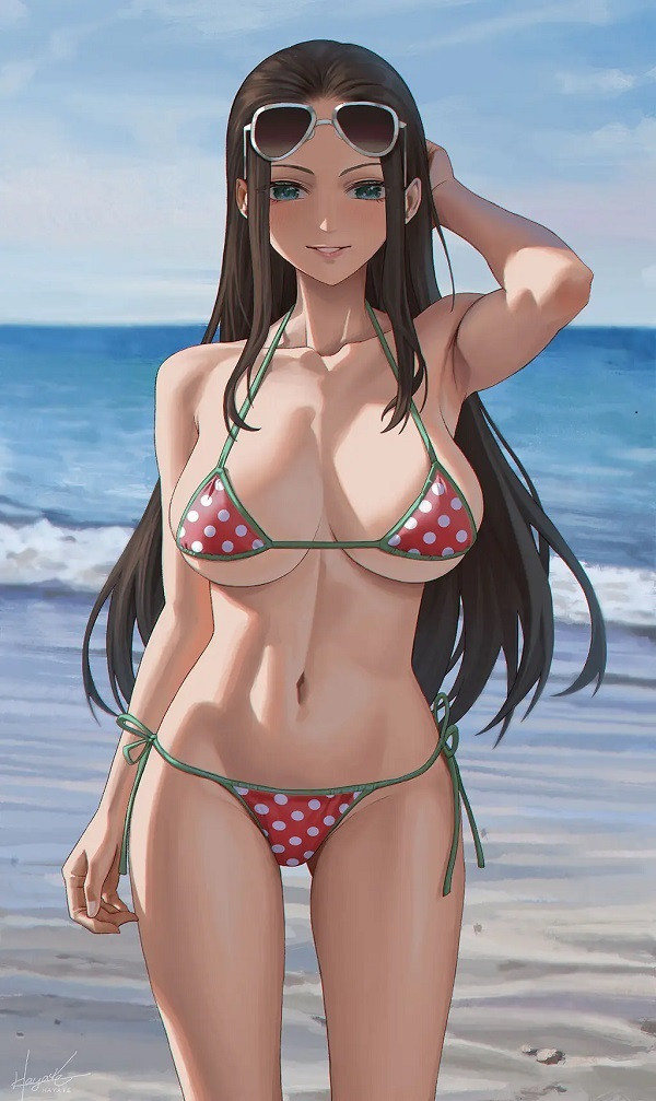Nico Robin sexy với cặp kính râm thời thượng