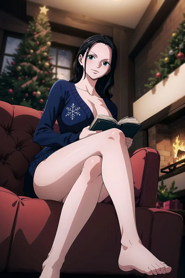 Nico Robin sexy với outfit tím đậm tăng vẻ ma mị