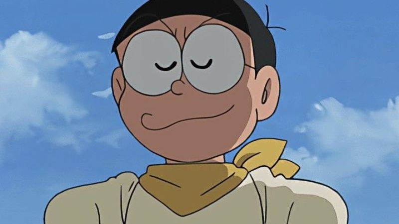 nobita cool ngầu bảo vệ bạn bè