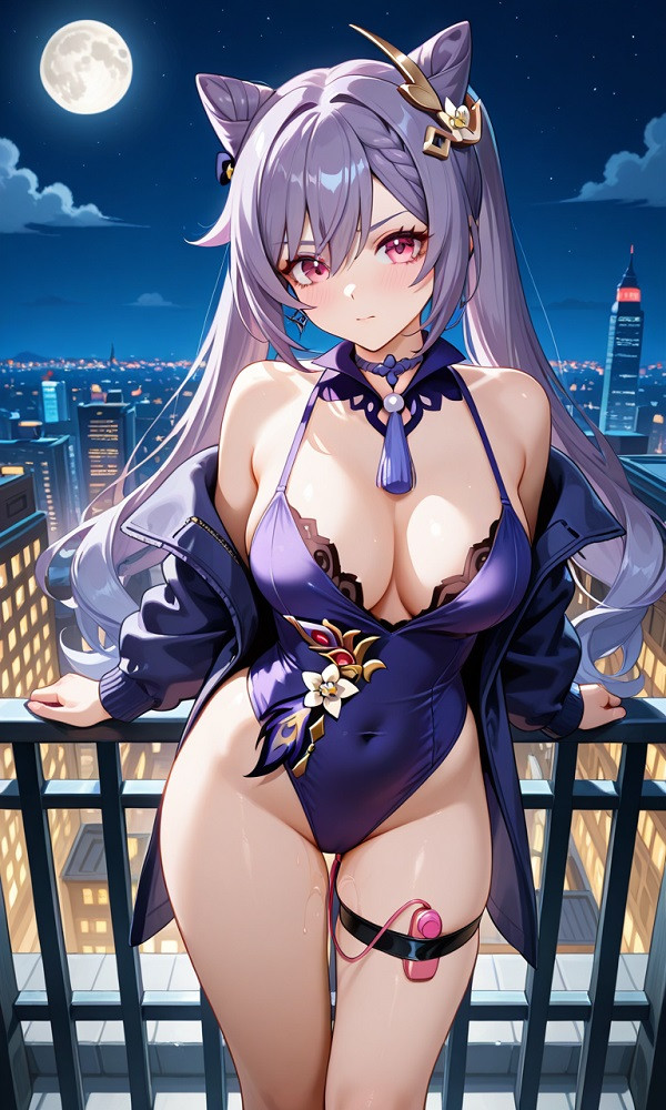 Nữ chính anime với nụ cười e ấp nhưng siêu cuốn