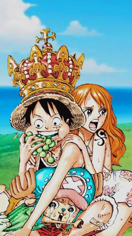 Nụ cười rạng rỡ của Nami khi ở cạnh thuyền trưởng Luffy