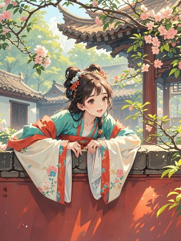 Nữ kiếm khách anime cổ trang đầy khí phách