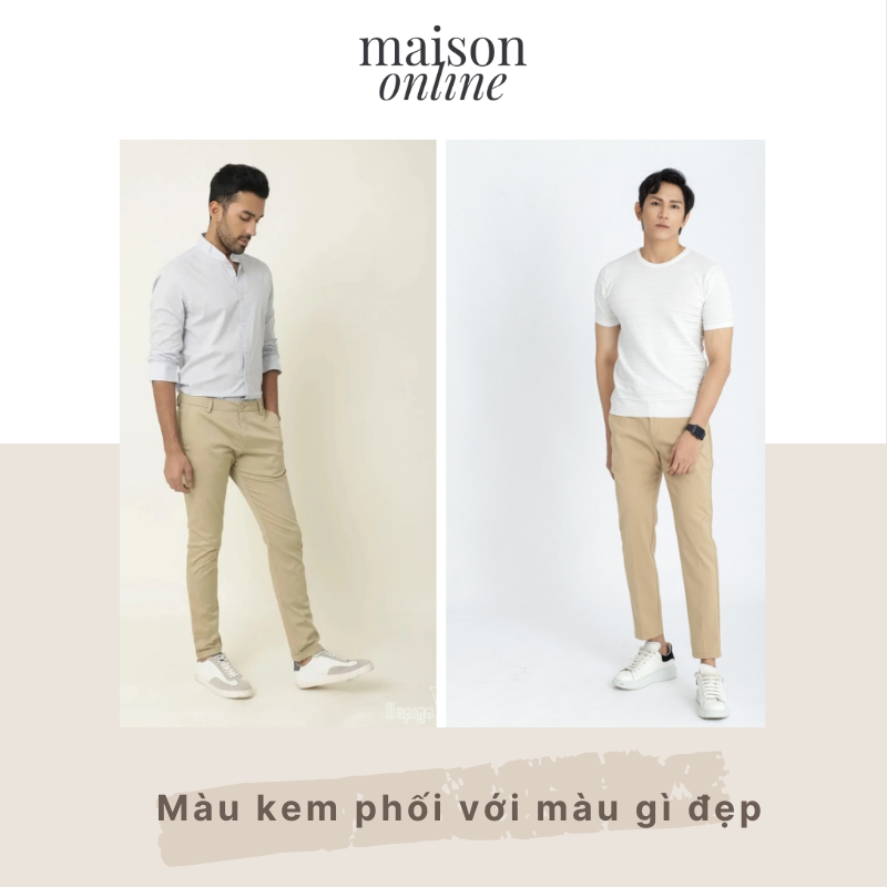 Goi y phoi do nu quan xanh den mac voi ao mau gi trang kem pastel don gian.