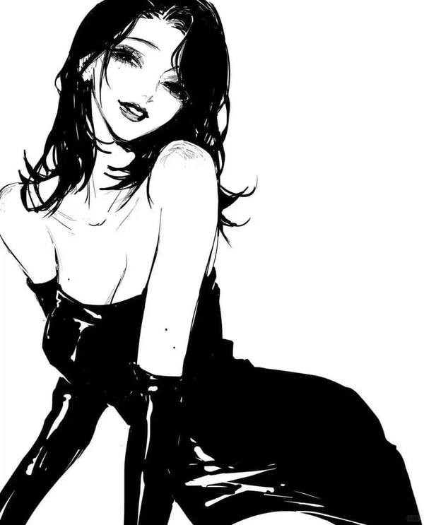 Nữ nhân vật anime đang thưởng thức đồ uống