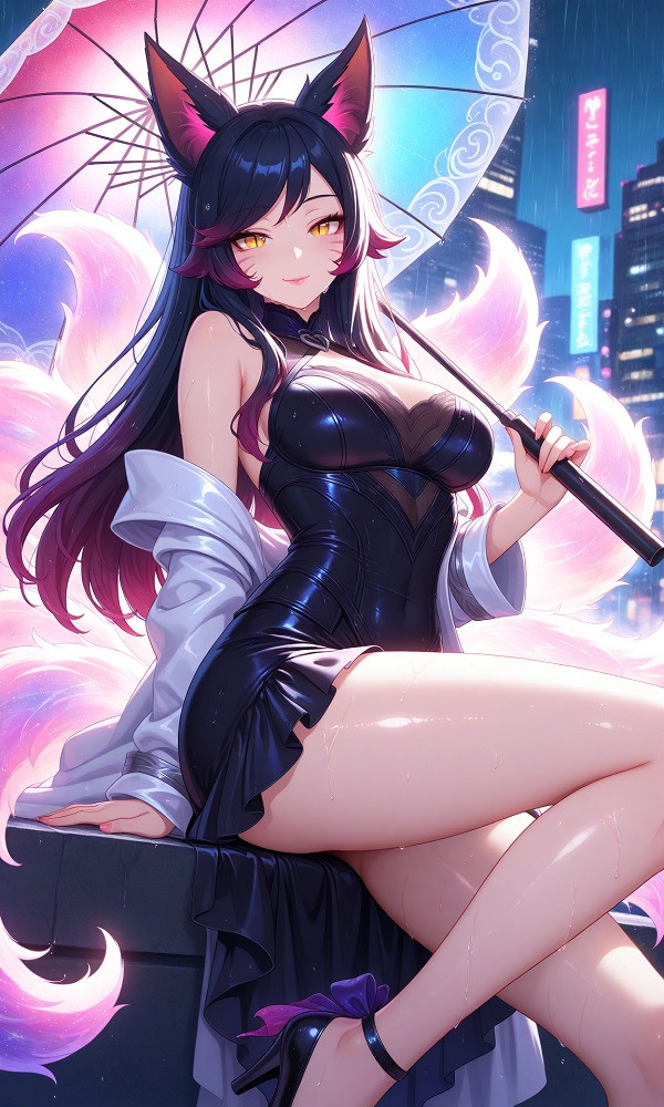 Outfit Ahri đỏ rực, tôn dáng cơ thể và thần thái tuyệt đối