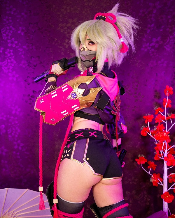 Outfit cosplay Kuki Shinobu được đầu tư chỉn chu