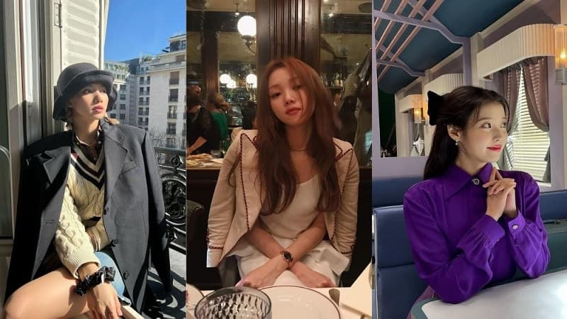 Outfit phong cách Hàn Quốc nữ tính với đầm wrap hoa và giày mule