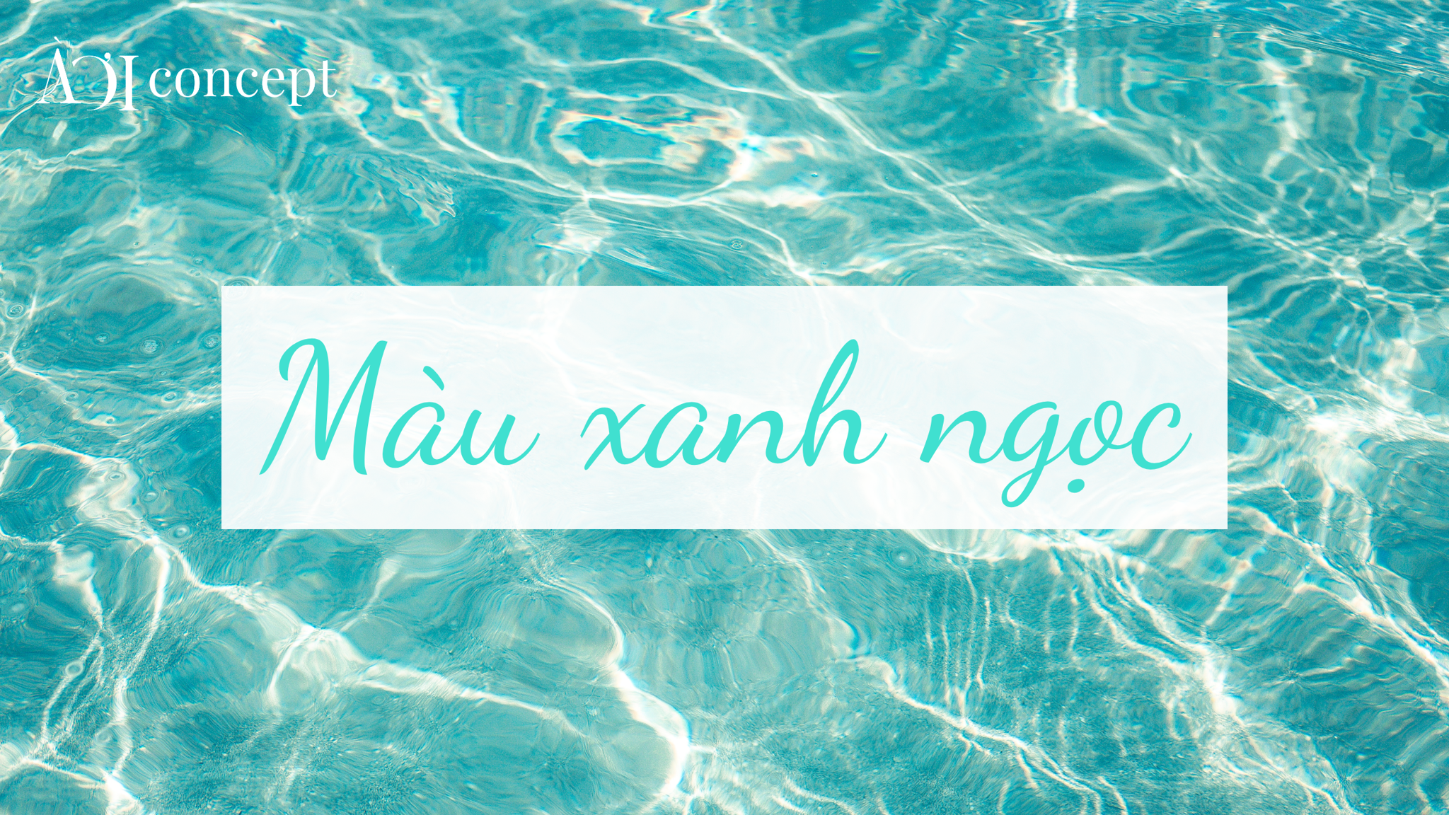 Học cách pha màu xanh ngọc lam cân bằng từ xanh dương và xanh lá