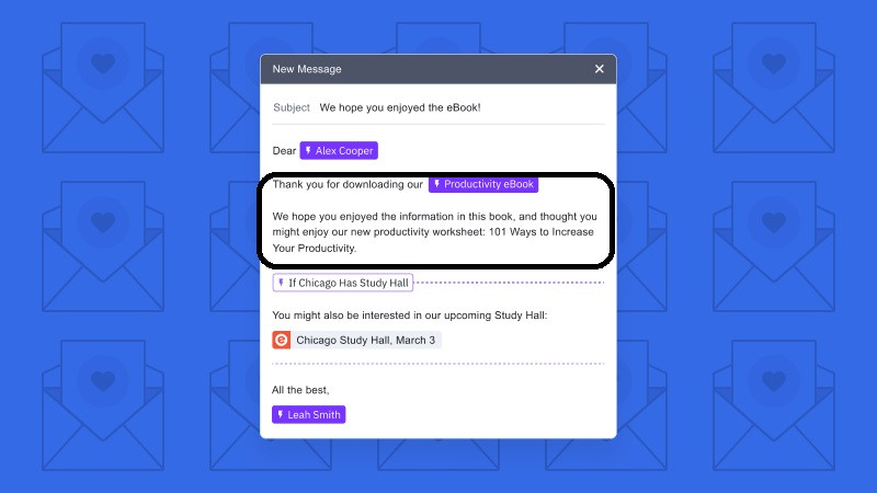 Phần 'Body' là khu vực chính để soạn thảo nội dung chi tiết của thư điện tử