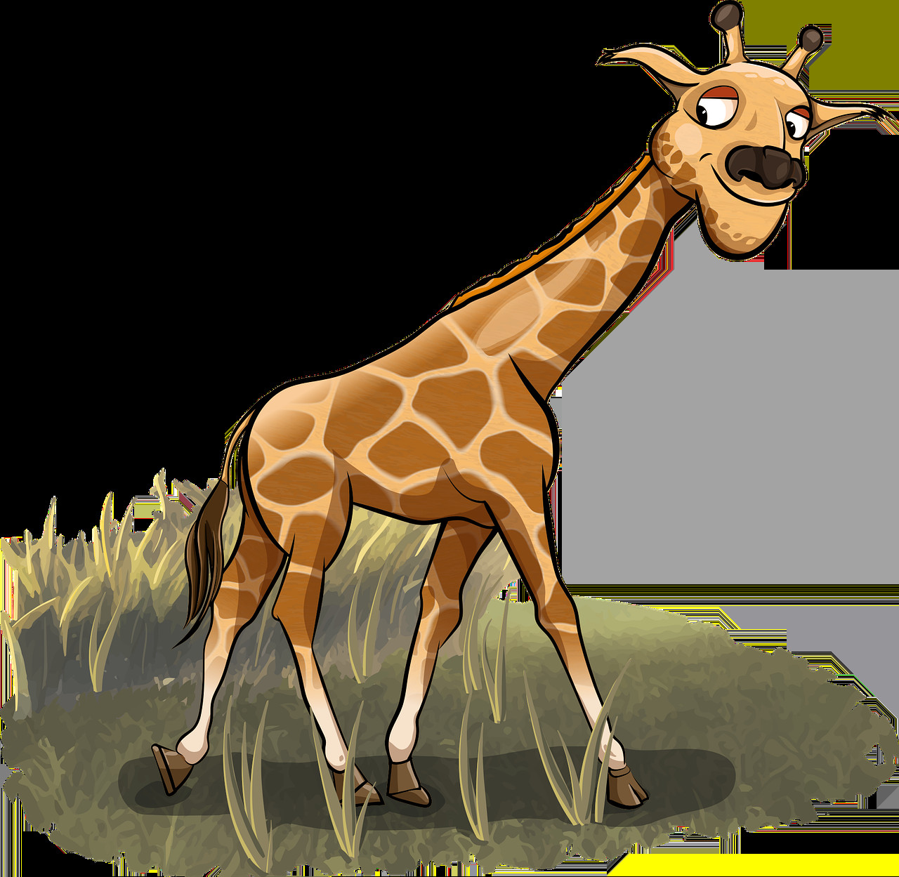 Phiên bản hoạt hình của hươu cao cổ già