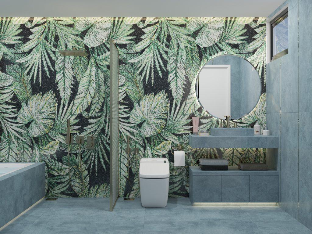 Cách phối màu đỏ gạch hài hòa với các gam màu khác trong thiết kế