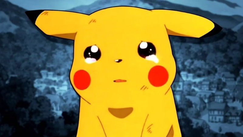 Pikachu nhìn xa xăm với vẻ mặt suy tư