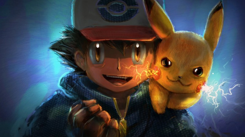 Pikachu tập trung cao độ trong một trận chiến căng thẳng