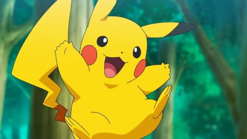 Pikachu tươi cười và tràn đầy năng lượng
