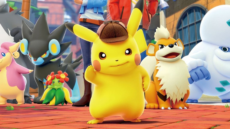 Pikachu với biểu cảm tập trung cao độ khi chiến đấu