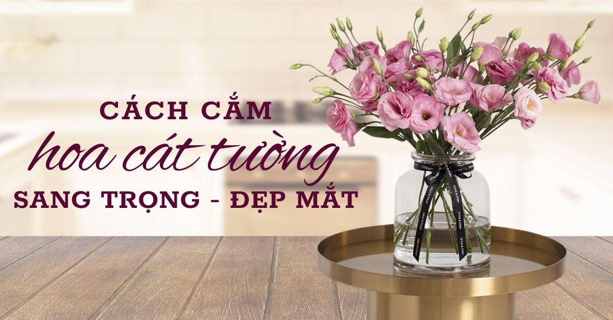 Một bông hoa cát tường với sắc độ tím và hồng pha trộn tinh tế