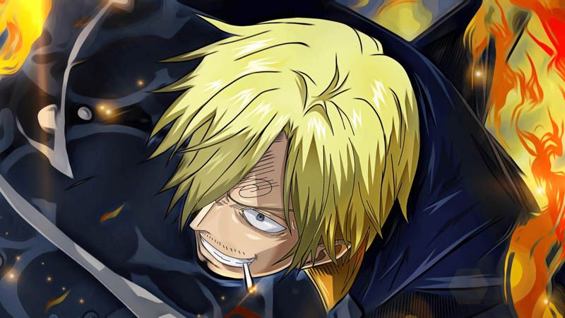 Sanji mặc áo khoác, phong cách đời thường hơn