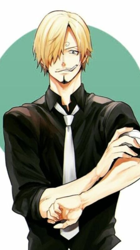 Sanji nở nụ cười lãng tử với điếu thuốc, thể hiện sự tự tin