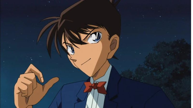 Shinichi Kudo ngầu trong một cảnh hành động