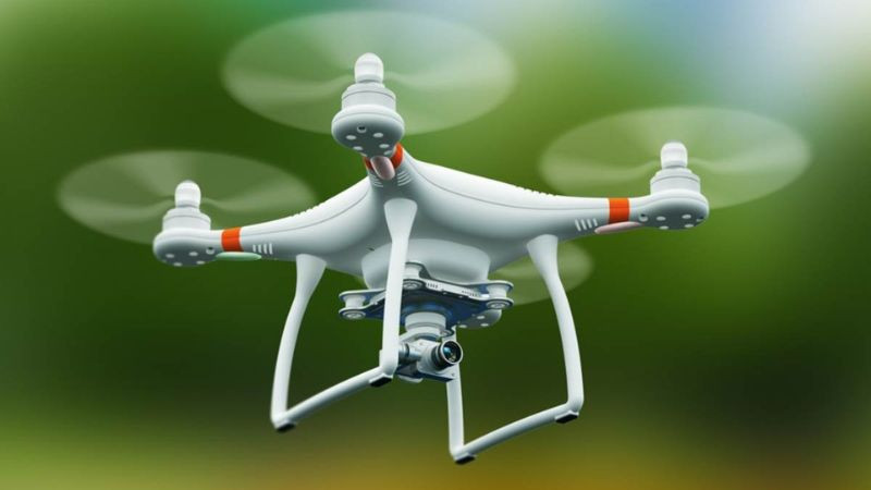 Sơ đồ mô tả cấu tạo và các bộ phận chính của máy bay không người lái (UAV)