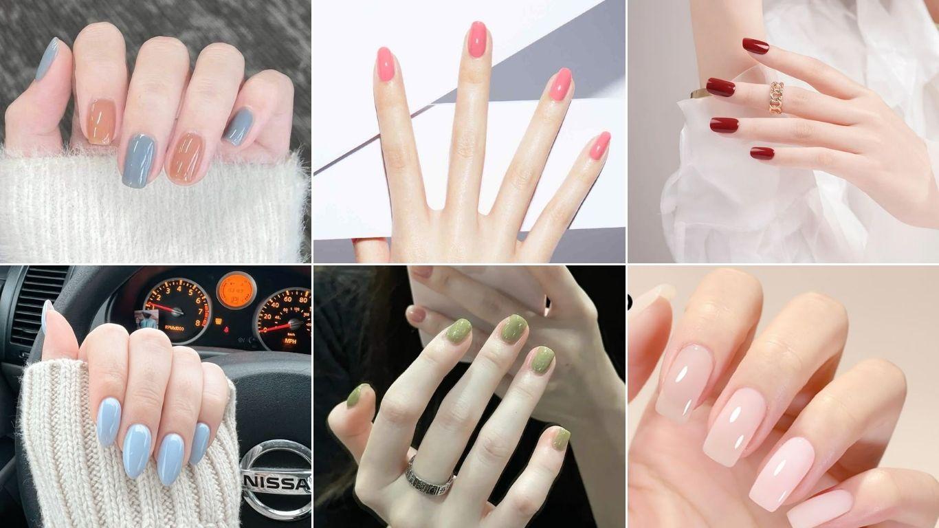 Màu sơn móng tay hồng tím giúp da tay trông sáng hơn