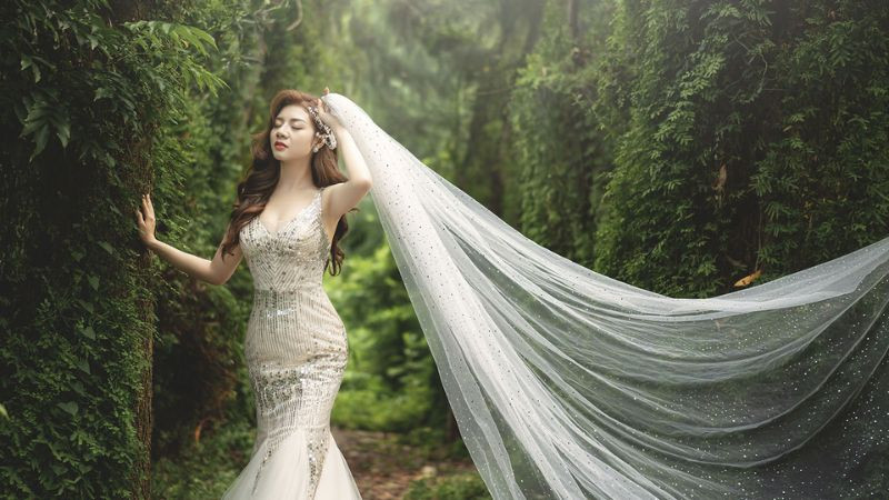 Sự chuẩn bị kỹ lưỡng giúp cô dâu tự tin hơn khi chụp ảnh.