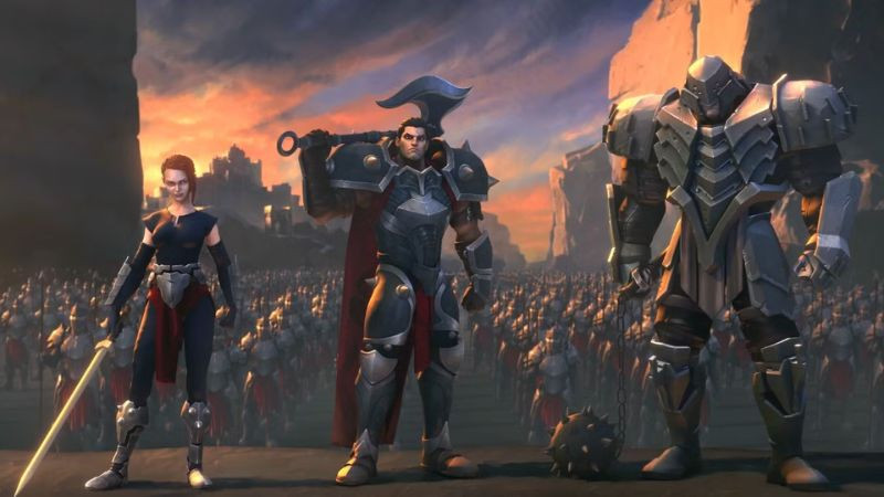 Sự đa dạng về chủng tộc và nguồn gốc trong đội quân Noxus, minh chứng cho triết lý đề cao thực lực