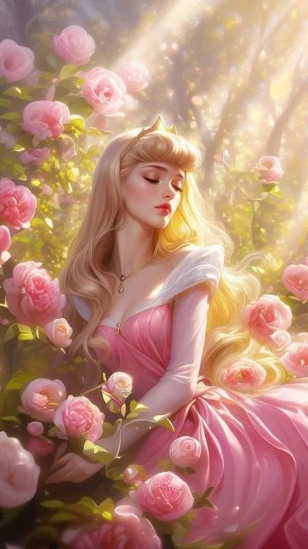 Sự đáng yêu của nàng trong sắc hồng rực rỡ và kiều diễm