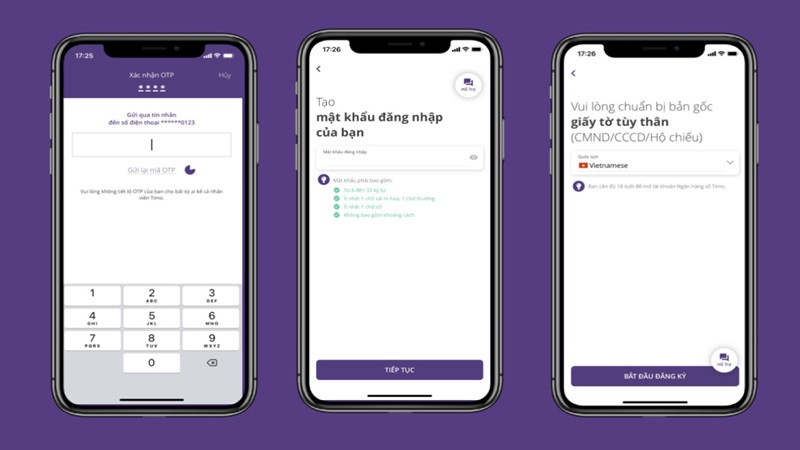 Sử dụng FaceID hoặc Touch ID để đăng nhập an toàn vào ứng dụng ngân hàng số khi làm thẻ NAPAS