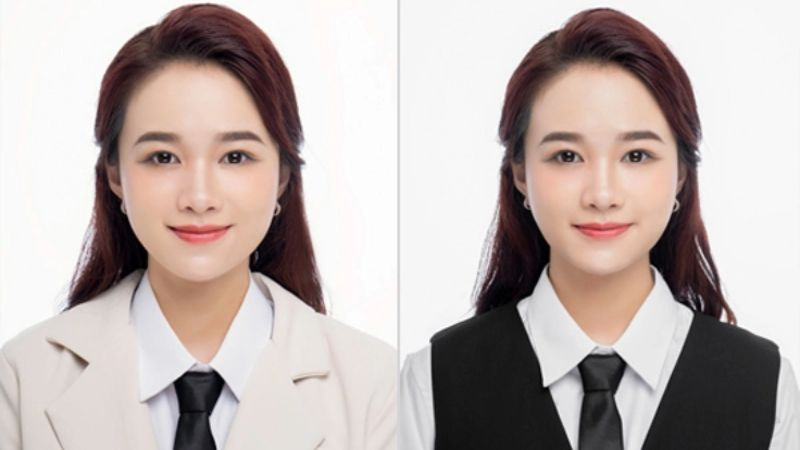 Sử dụng giấy thấm dầu để có ảnh thẻ đẹp không bị bóng