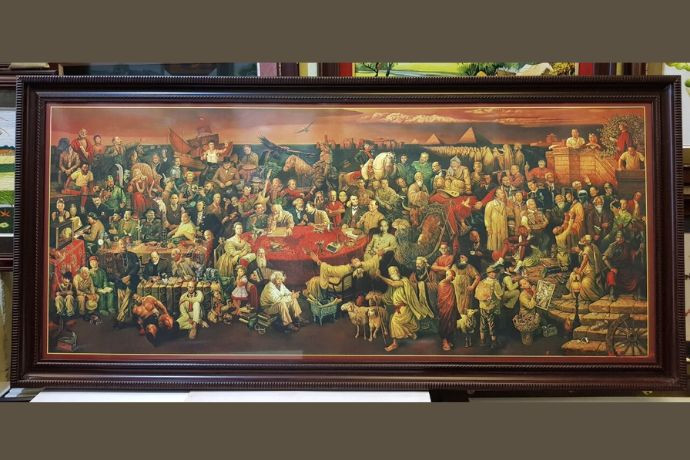 Giải mã bức tranh 103 người nổi tiếng: Kiệt tác hội tụ tinh hoa nhân loại Sự kết hợp độc đáo giữa phong cách nghệ thuật phương Tây và Trung Quốc trong bức tranh 103 nhân vật ảnh hưởng