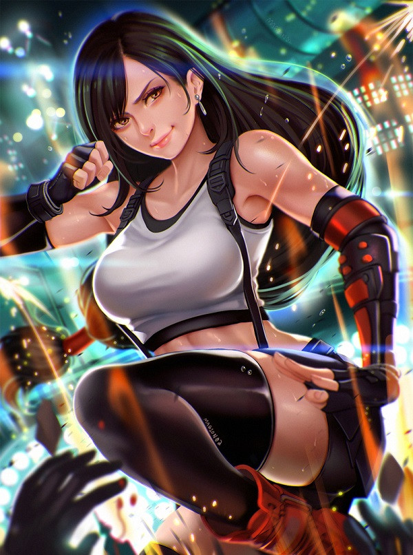 Sự kết hợp giữa sức mạnh và vẻ đẹp nơi Tifa Lockhart