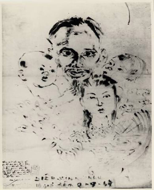 Tác phẩm chân dung Chủ tịch Hồ Chí Minh do Diệp Minh Châu sáng tác