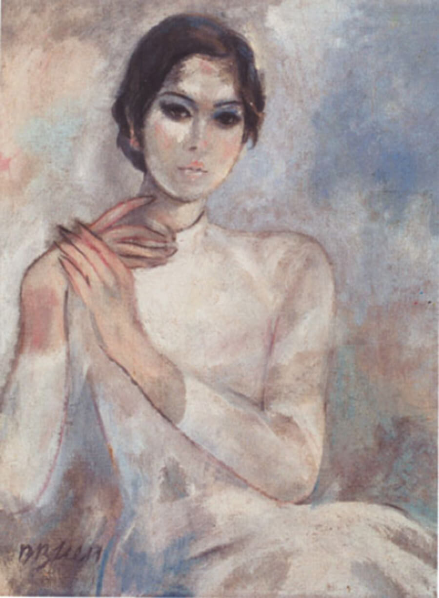 Tác phẩm nổi tiếng &quot;Cô Mai&quot; của họa sĩ Dương Bích Liên