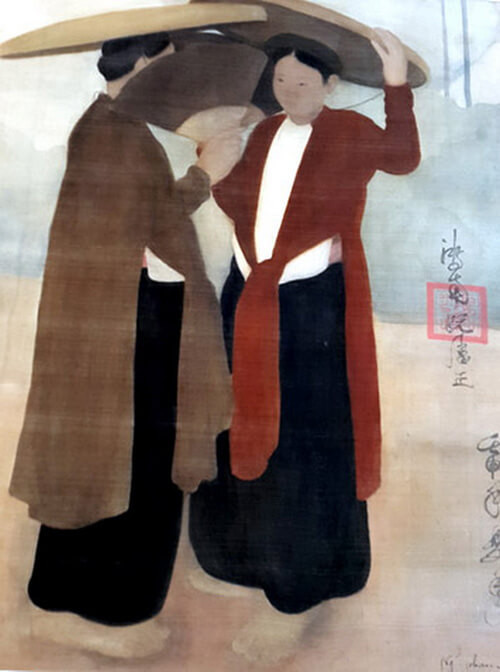 Nguyễn Phan Chánh - Bậc Thầy Tranh Lụa Việt Nam Tác phẩm tranh lụa 'Cô Gái Hát Ví Dặm' của Nguyễn Phan Chánh, tôn vinh vẻ đẹp và âm nhạc truyền thống xứ Nghệ