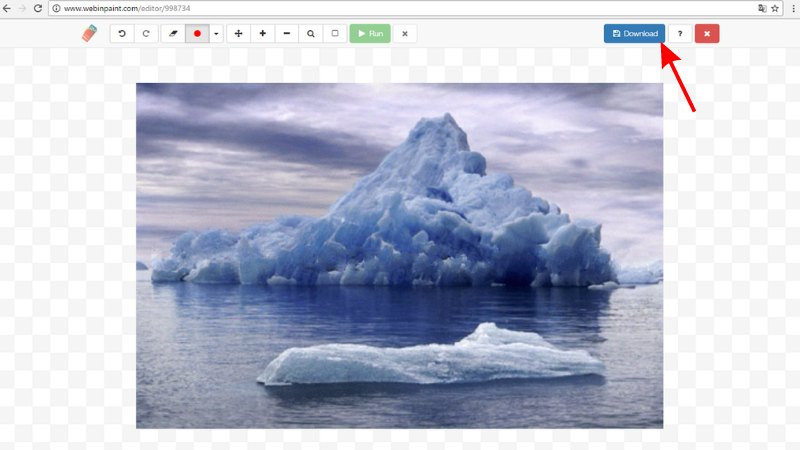 Tải ảnh đã xóa Watermark từ Inpaint về máy tính