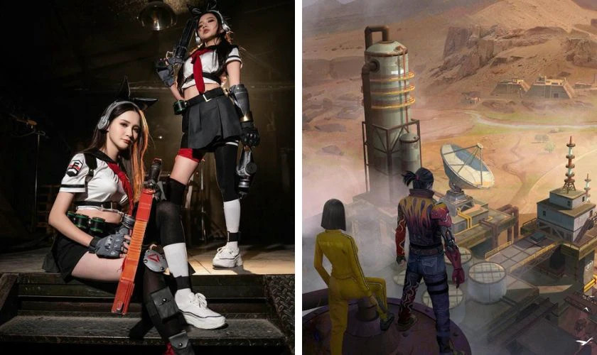 Tấm ảnh FF cặp đôi thể hiện sự gắn kết