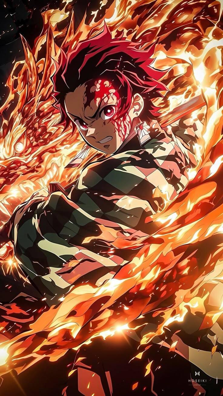 Tanjiro chiến đấu vì gia đình