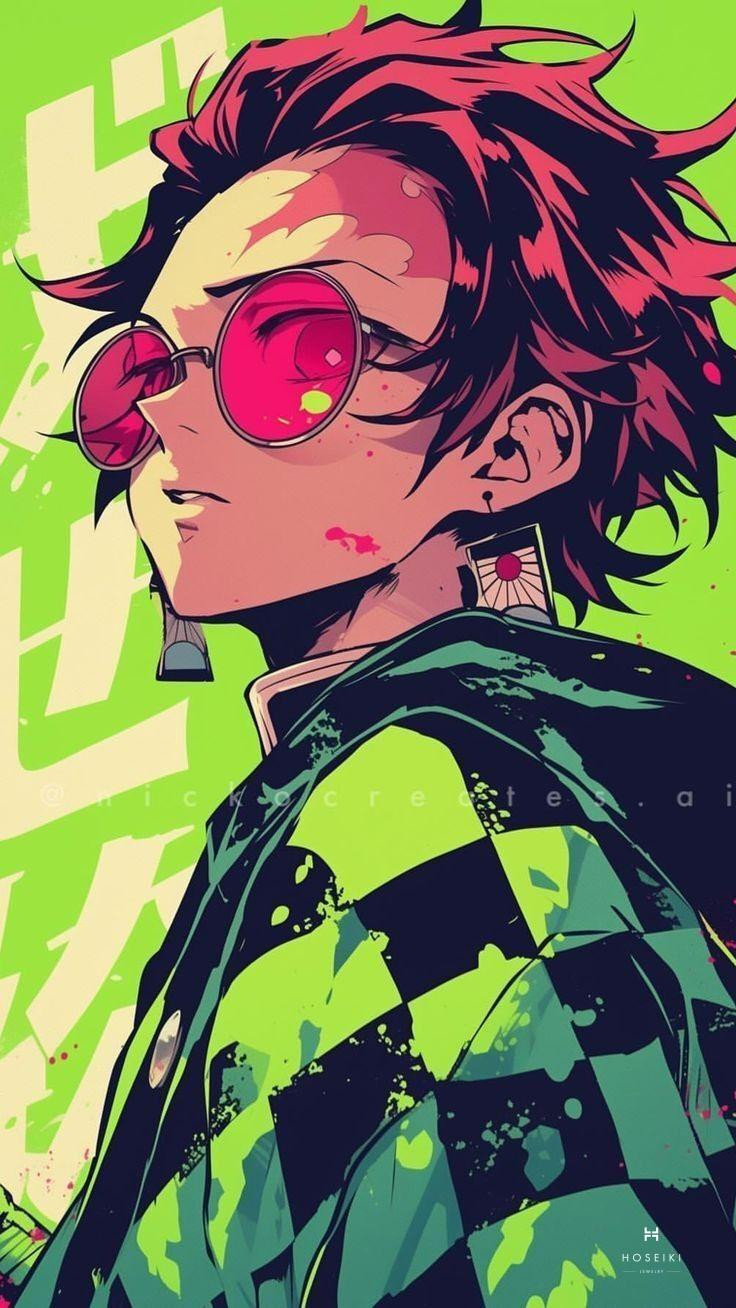 Tanjiro với chiếc haori đặc trưng